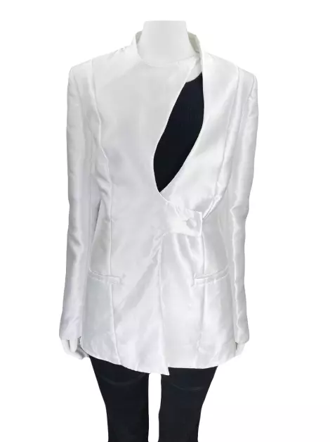 Blazer Agilità Recortes Branco