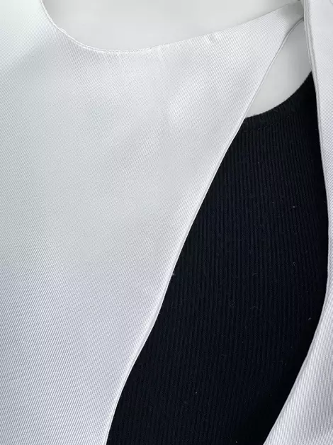 Blazer Agilità Recortes Branco