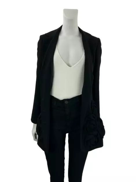 Blazer Anne Fontaine Enchante Preto