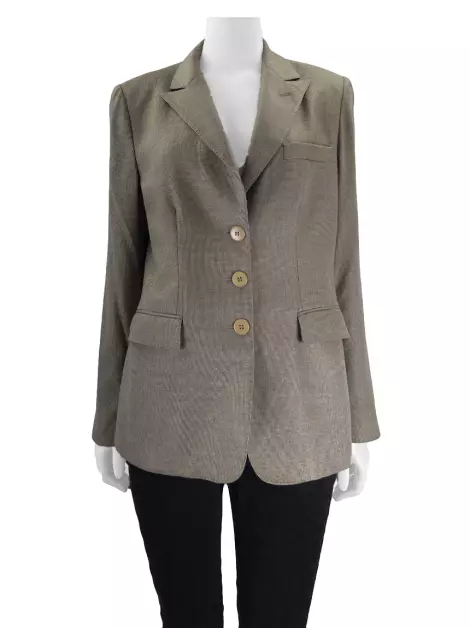 Blazer Armani Collezioni Cashmere Estampado