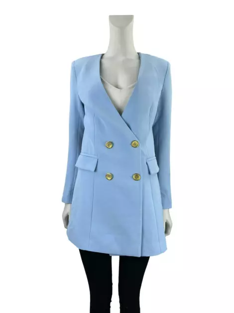 Blazer Asos Liso Azul
