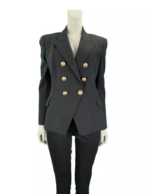 Blazer Balmain Reto Preto