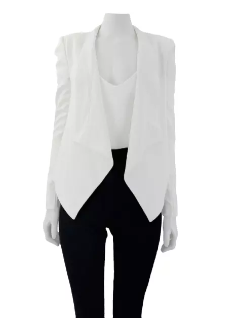 Blazer BCBG Max Azria Assimétrico Off White