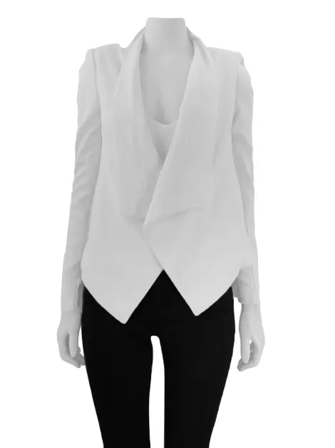 Blazer BCBG Max Azria Assimétrico Off White