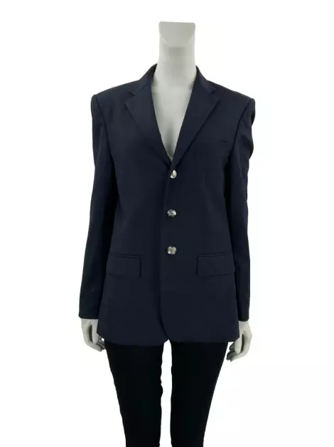 Blazer Brooksfield Tecido Azul Marinho