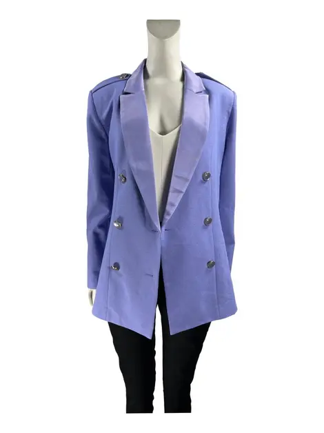 Blazer byNV Tecido Roxo