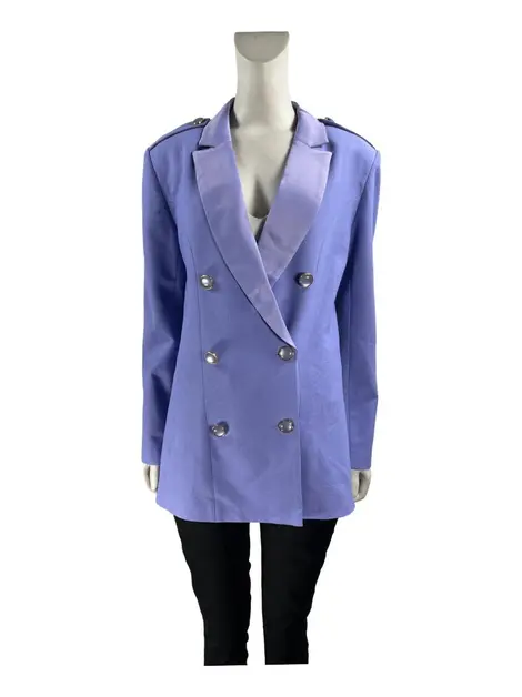 Blazer byNV Tecido Roxo