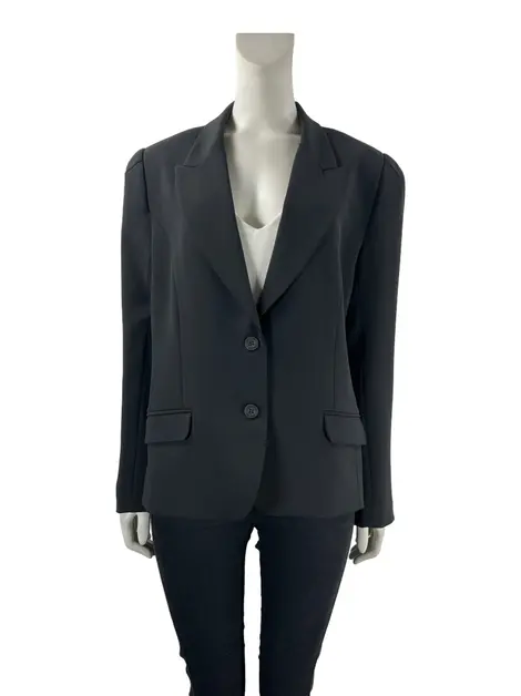 Blazer Carol Bassi Tecido Preto