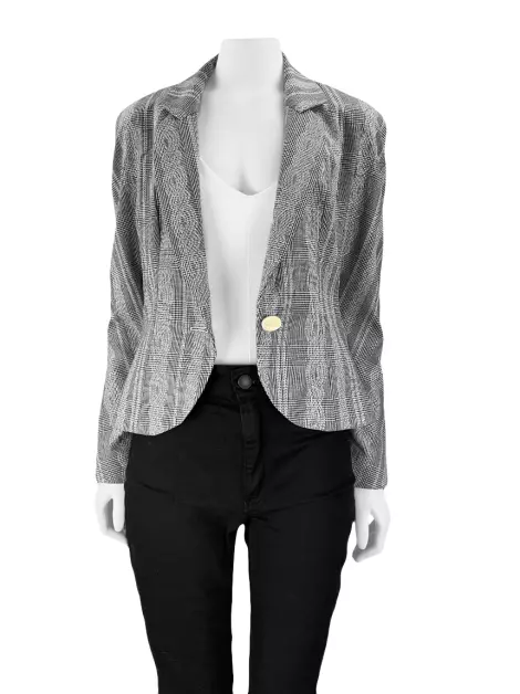 Blazer Christian Dior Tecido Cinza