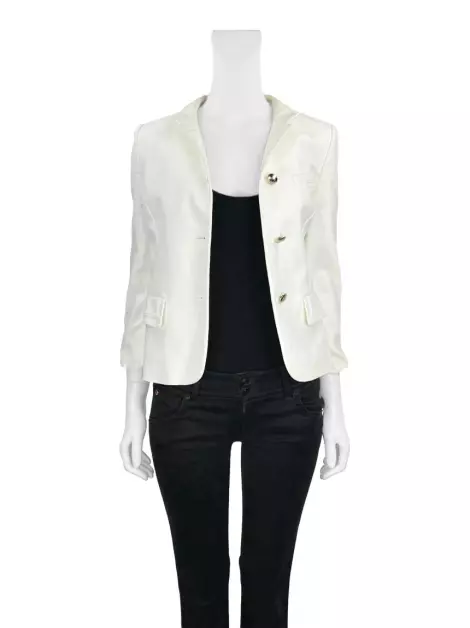 Blazer Daslu Reto Branco