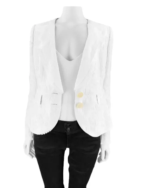 Blazer Emporio Armani Floral Branco