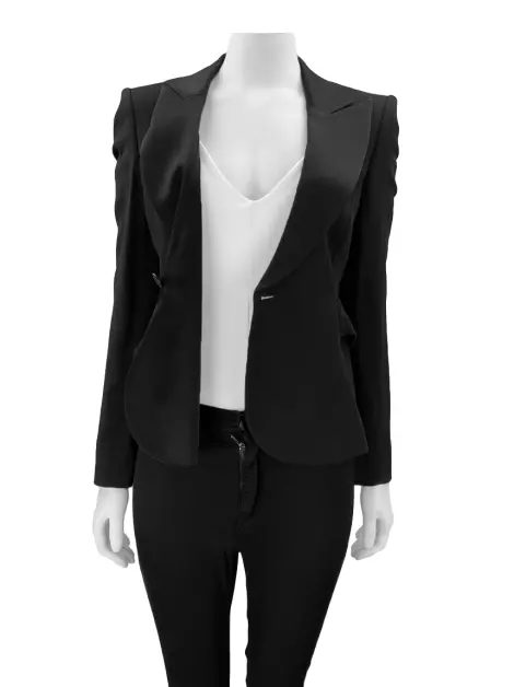 Blazer Emporio Armani Tecido Preto