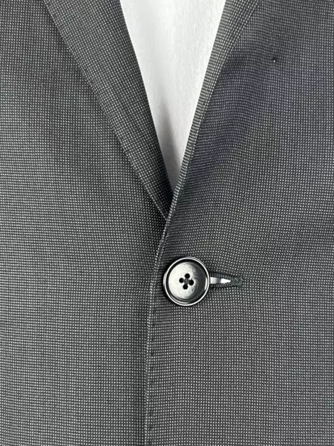 Blazer Ermenegildo Zegna Gritti Lã Preto Masculino