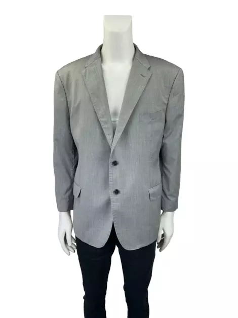 Blazer Ermenegildo Zegna Lã Cinza