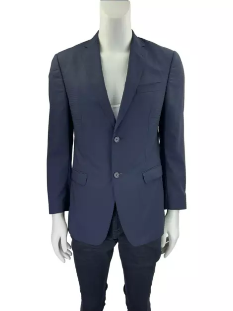 Blazer Ermenegildo Zegna Tecido Azul