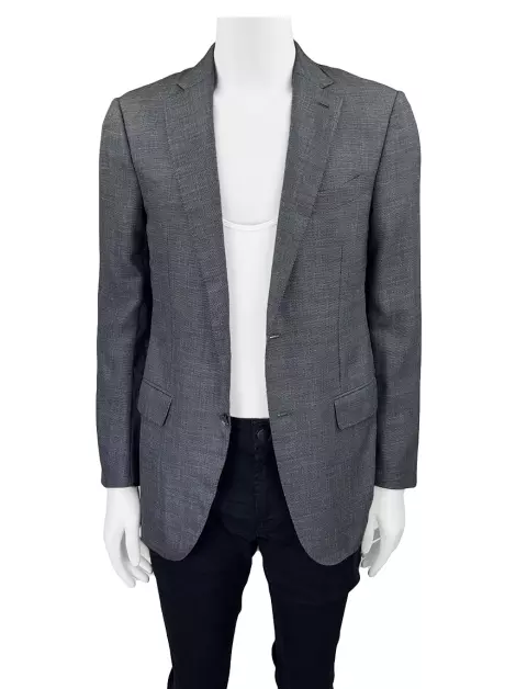 Blazer Ermenegildo Zegna Tecido Cinza