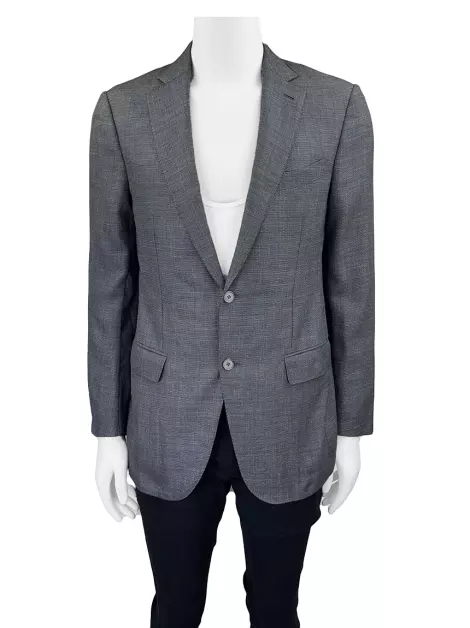 Blazer Ermenegildo Zegna Tecido Cinza