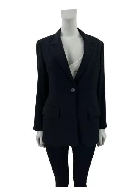 Blazer Escada Elements Lã Preto