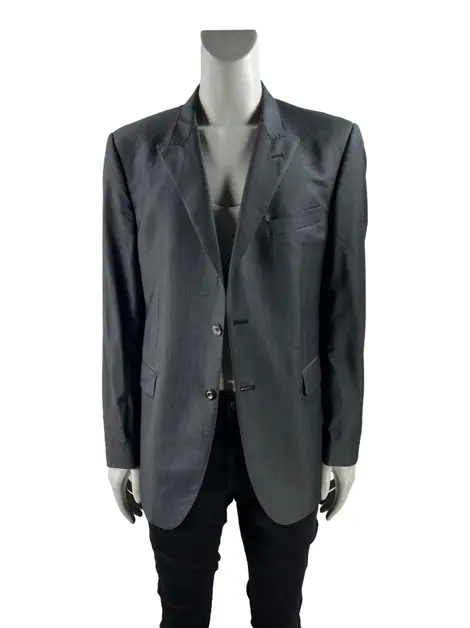 Blazer Etiqueta Negra Lã Cinza