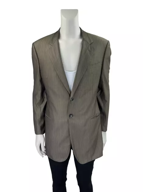 Blazer Giorgio Armani Tecido Marrom