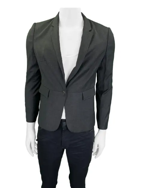 Blazer Hugo Boss Tecido Cinza