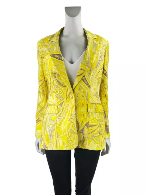 Blazer INC International Concepts Tecido Estampado