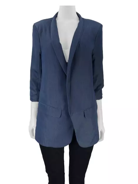 Blazer Iorane Tecido Azul
