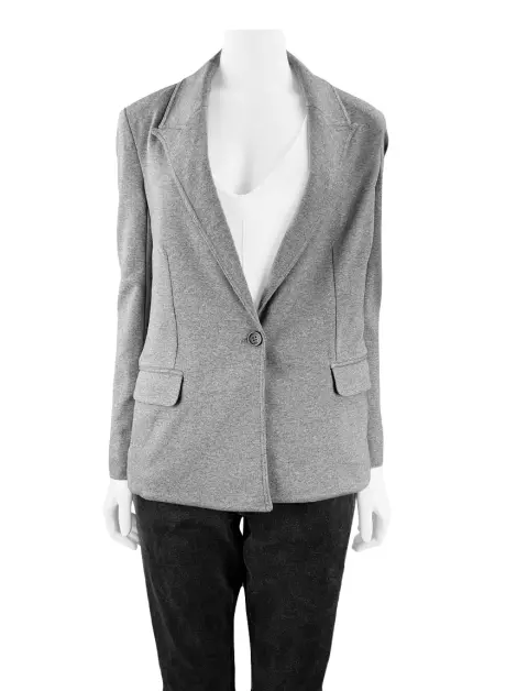 Blazer Karl Lagerfeld Liso Cinza