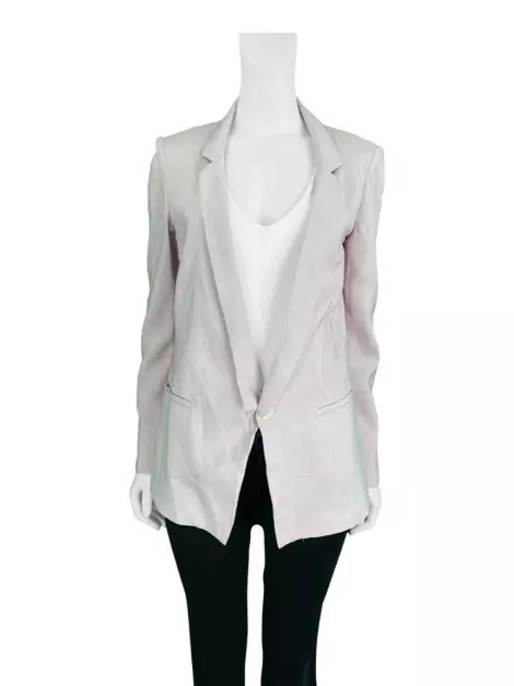 Blazer Lica Melzer + Guga Çonçalves Tecido Rosa