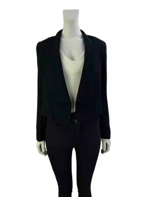 Blazer MNG Texturizado Preto