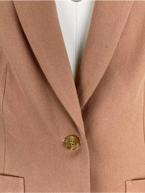 Blazer MyBasic Texturizado Marrom