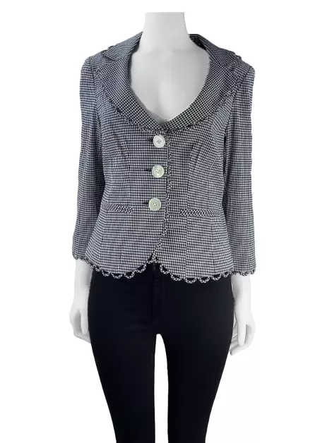 Blazer Nanette Lepore Tecido Estampado