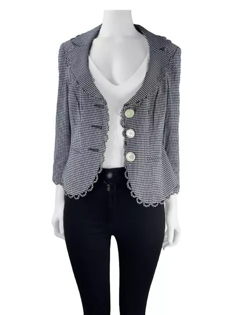 Blazer Nanette Lepore Tecido Estampado