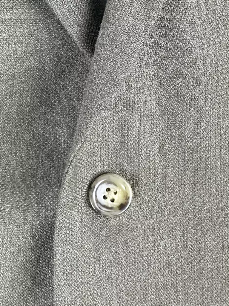 Blazer Oscar de la Renta Tecido Cinza