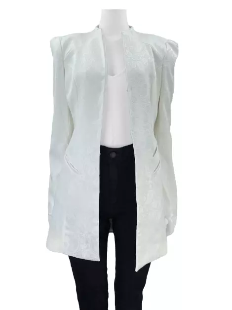 Blazer PatBo Texturizado Off White