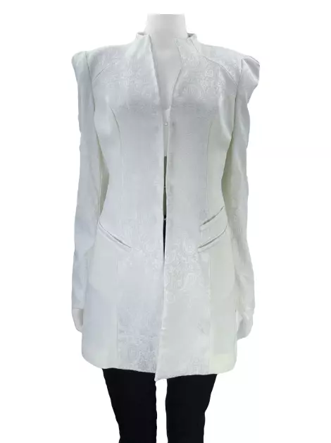 Blazer PatBo Texturizado Off White