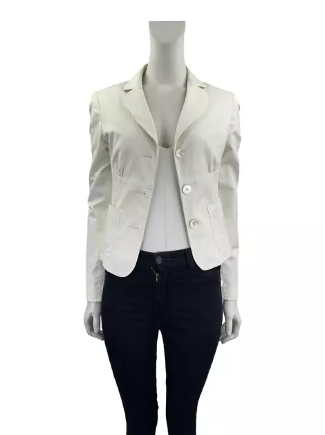 Blazer Red Valentino Tecido Off White