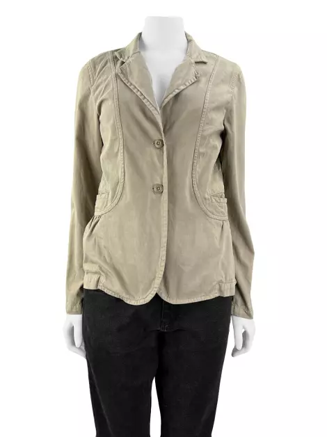 Blazer Richards Liso Bege