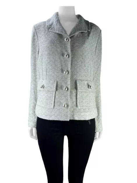 Blazer St. John Texturizado Verde
