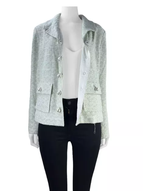 Blazer St. John Texturizado Verde