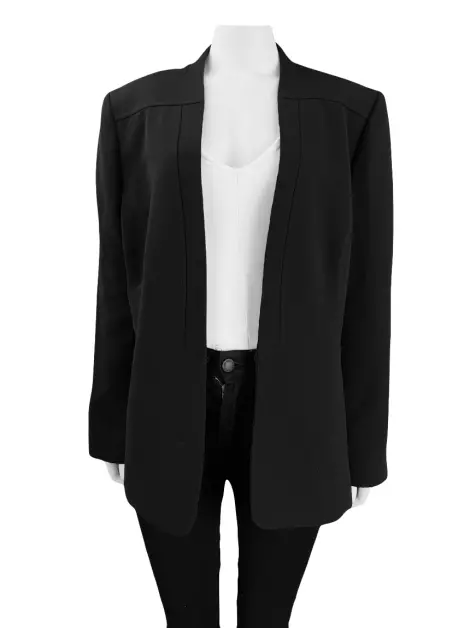Blazer Tahari Arthur S. Levine Tecido Preto
