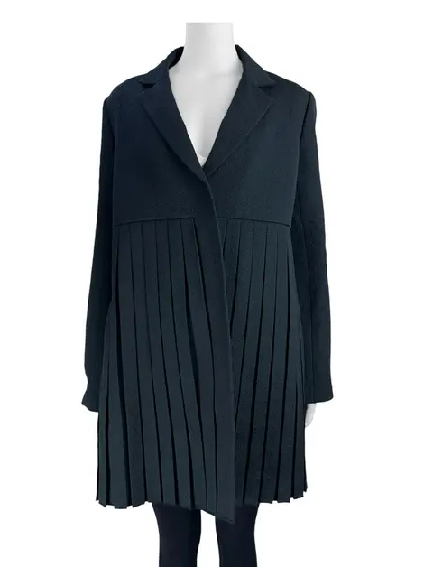 Blazer Tory Burch Tecido Texturizado Preto