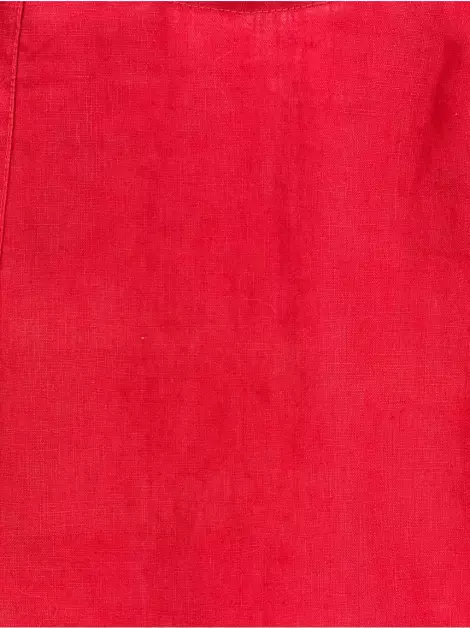 Blusa A. Niemeyer Linho Vermelha