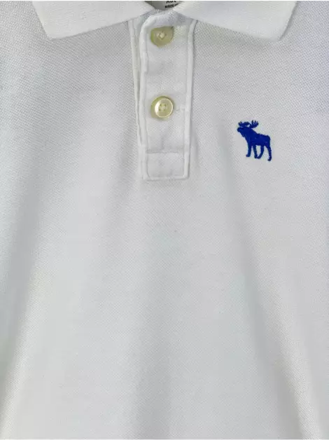 Blusa Abercrombie & Fitch Polo Branca