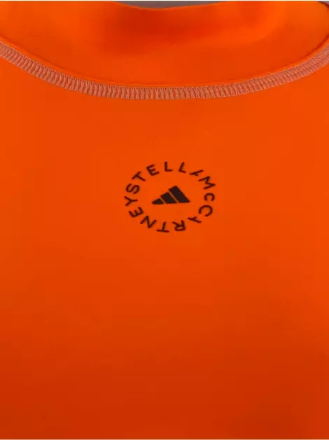 Blusa Adidas By Stella McCartney Cropped True Strength Laranja