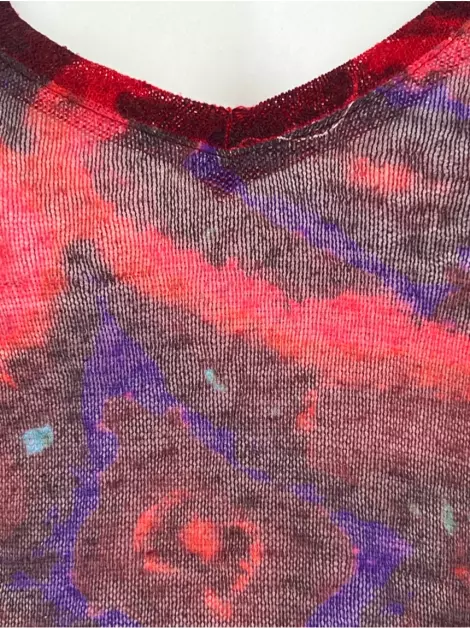 Blusa Adolfo Dominguez Tecido Estampado