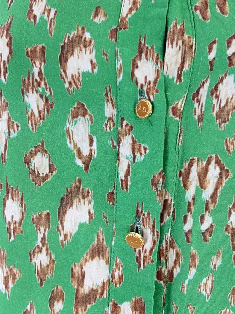 Blusa Adriana Degreas Botões Verde