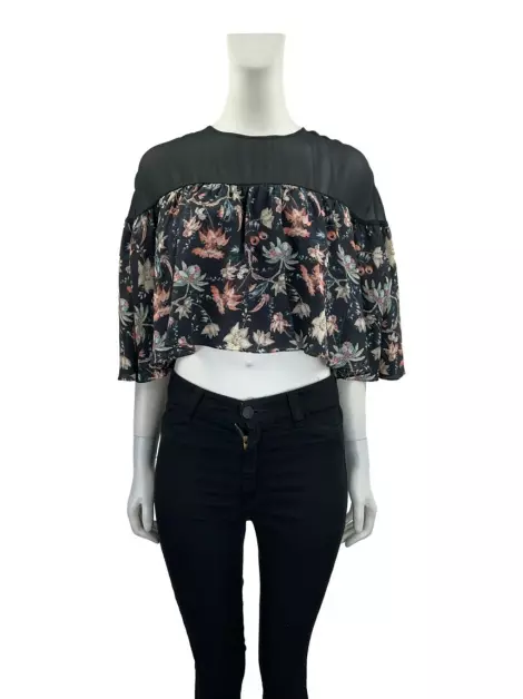 Blusa Adriana Degreas Seda Estampado