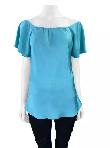 Blusa Agilità Acetinado Azul