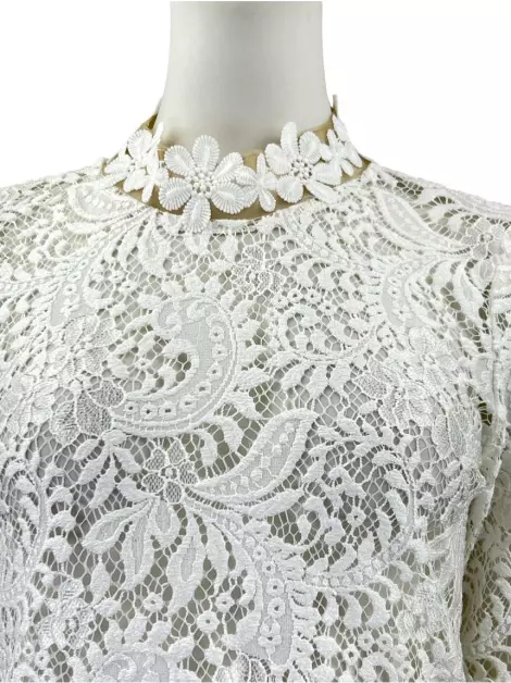 Blusa Agilità Renda Branca